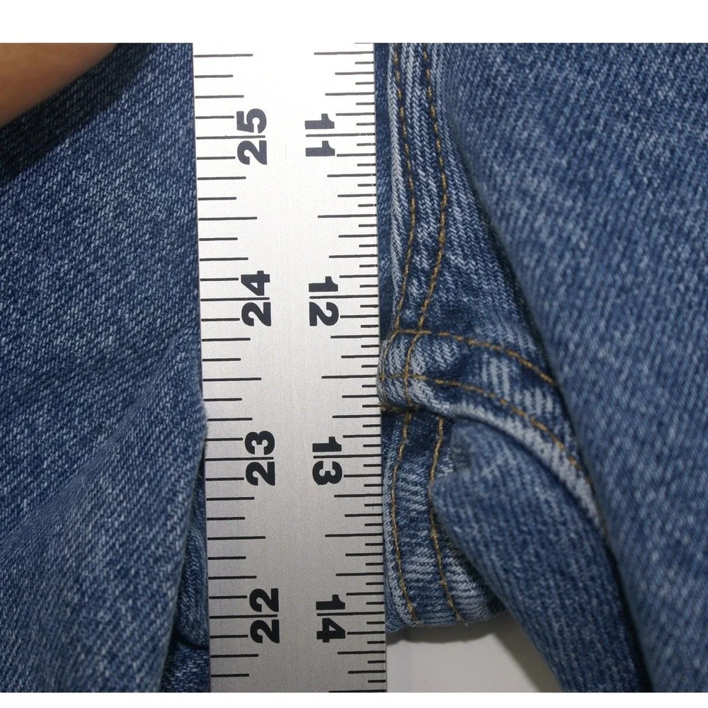 Vintage Y2K Tommy Hilfiger Jeans Mens 40x30 Blue Denim Straight Leg 0991507N